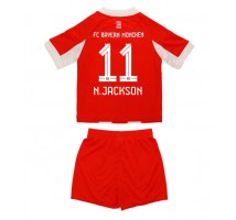 Bayern Munich Nicolas Jackson #11 Koszulka Podstawowa dzieci 2025-26 Krótki Rękaw (+ krótkie spodenki)